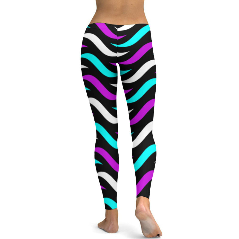 Vibrant Splash Yoga Pants
