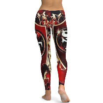 49ers Inspired Yoga Pants
