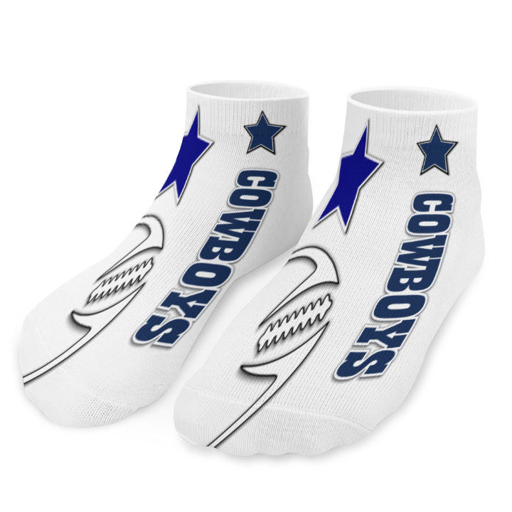 Cowboys Inspired (white) Socks