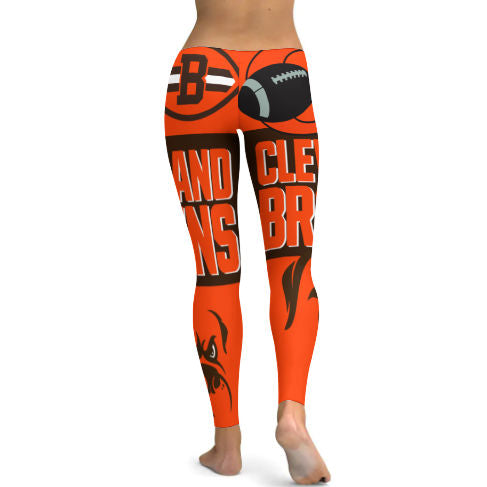 Browns Inspired Yoga Pants