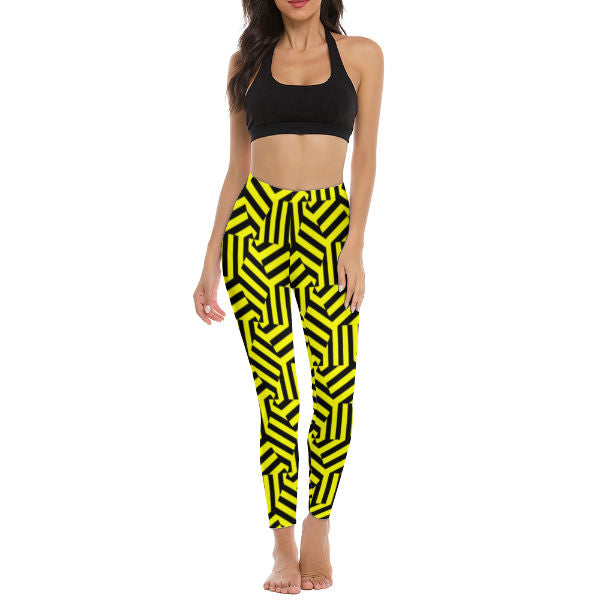 Razzle Yellow Yoga Pants