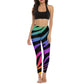 Zebra Wave Yoga Pants
