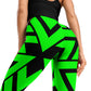 Lime Zag Yoga Pants