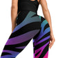 Zebra Wave Yoga Pants